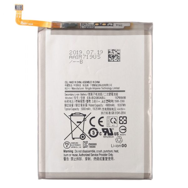 Batería de 4.900mAh para Samsung Galaxy M20 SM-M205F y M30 SM-M305F