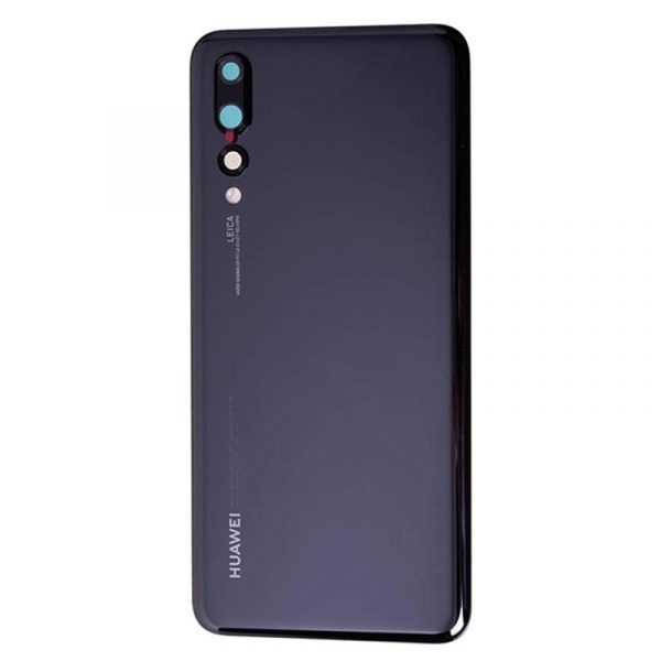 Tapa Trasera para Huawei P20 Pro – Negro con lente camara