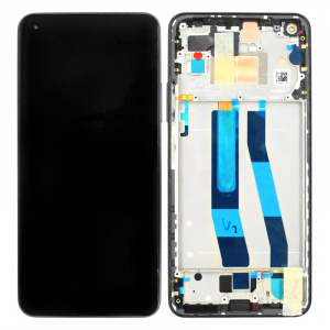 Pantalla display con marco para Xiaomi Mi 11 Lite - Mi 11 Lite (5G) - Negro