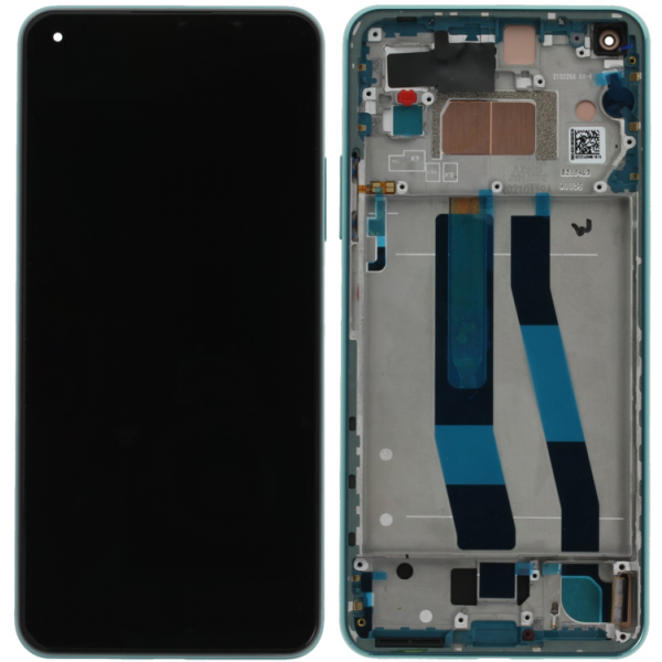 Pantalla display con marco para Xiaomi Mi 11 Lite, Mi 11 Lite (5G) – Verde