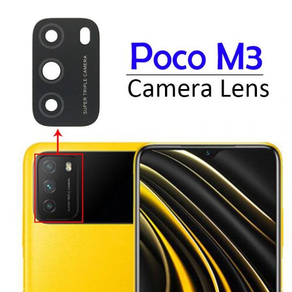 Lente protector de cámara para Xiaomi Poco M3 Pro